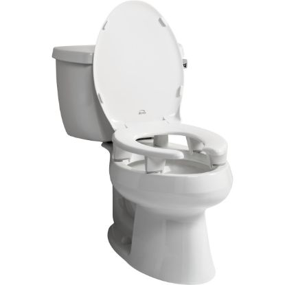Show details for Bemis Medic-Aid 3" Elevated Seat with open ring front, Heavy Duty, Elongated Picture of Bemis Medic-Aid 3" Elevated Seat with open ring front, Heavy Duty, Elongated